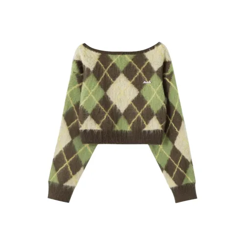 ABCMININ Зеленый Женский Трикотаж