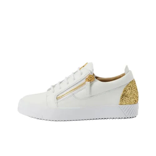 Giuseppe Zanotti GZ Gail Low Топ Кроссовки для скейтбординга Женские Белые