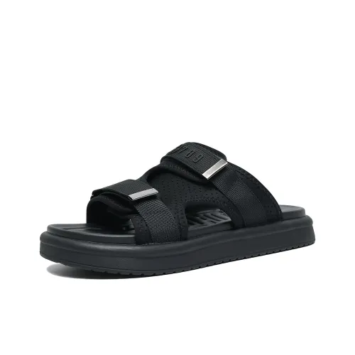 SENJIALUO Резина Пена Подошва Беззвучный Устойчивый к запахам Устойчивый к истиранию Быстросохнущий Слип-он Мужской Черный