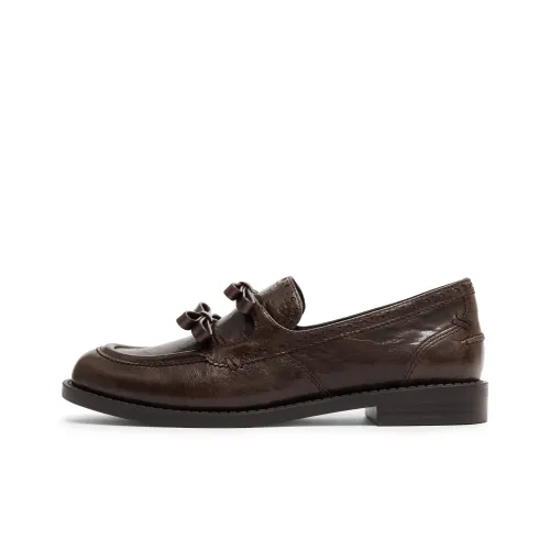 Staccato Бабочка Pitch Лоферы Женские Винтажный кофе