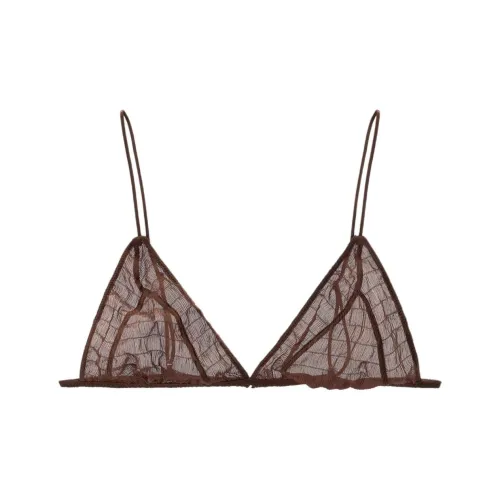 ZARA Коричневые Женские Бюстгальтеры