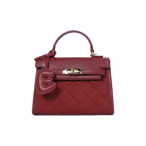 ELLE Ткань Синтетическая кожа Сумка Kelly Сумка через плечо Женская Многоцветная