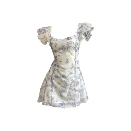 BEAUTIFUL CONFESSION Короткое платье с короткими рукавами женское