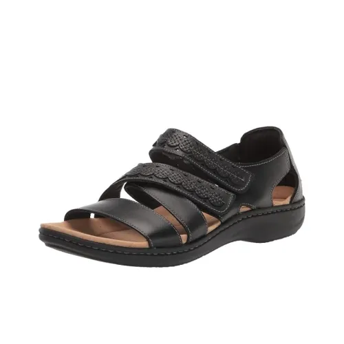 Clarks Laurieann HollyFlat Пляжные сандалии Женские Черный