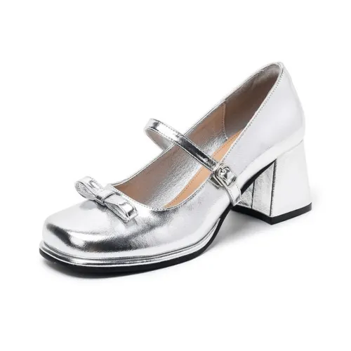 TATAYA Грубый каблук Мэри Джейн Женские обувь