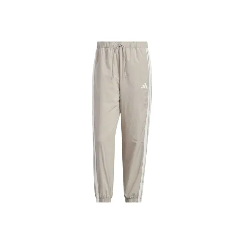 Adidas Sportswear Вязаные тренировочные штаны мужские серо-белые