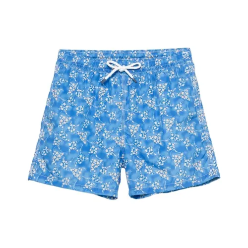 FEDELI Blue Мужские Пляжные Шорты