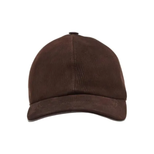 FERRAGAMO Бархатные Кепки Женские Темно-Коричневый
