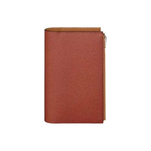 HERMES EAZIP Epsom Телячья кожа Ноутбук Защитный чехол Унисекс Кофе