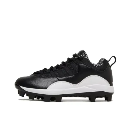 Jordan Air Jordan 10 Low Top Тренировочные Кроссовки Мужские Черные