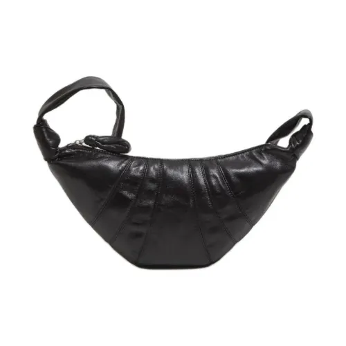 Lemaire Croissant серия Овчина Сумка на плечо Маленькая Женская Черная