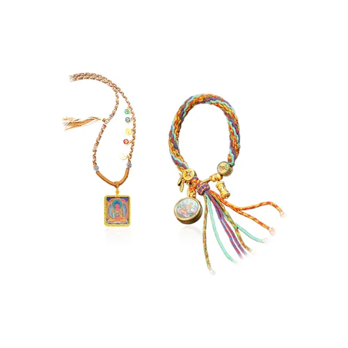 Chongqing Gold Store Цветное стекло Ожерелья Унисекс