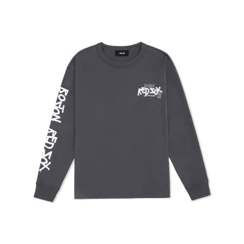 MLB SS25 T-Shirt Унисекс Boston Red Sox Угольный Серый