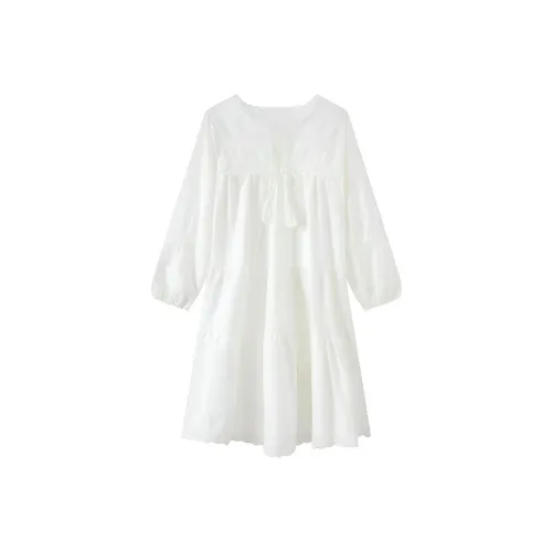 Vine Color Длинное платье с длинными рукавами женское