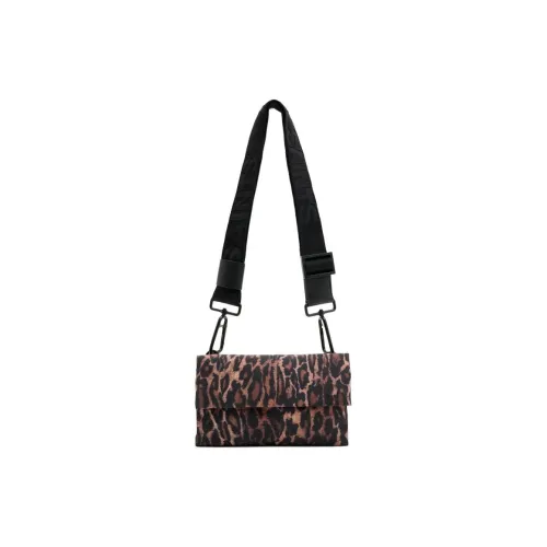 ALLSAINTS Переработанный полиэстер сумка через плечо женская леопардовый принт