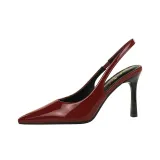 Бордовый [Высота каблука 9,5 см]