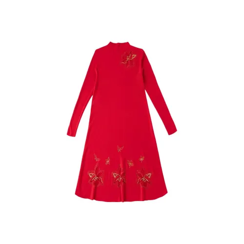 PIERRE CARDIN Длинное платье с длинными рукавами женское