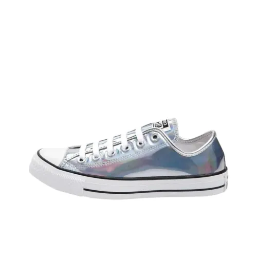 Converse Chuck Taylor All Star Low Топ Скейтборд Кроссовки Унисекс Серебряный