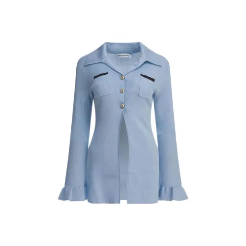 Self Portrait Трикотаж Женский Синий