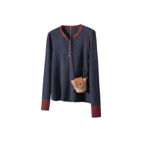 TOUCH Темно-синий женский трикотаж