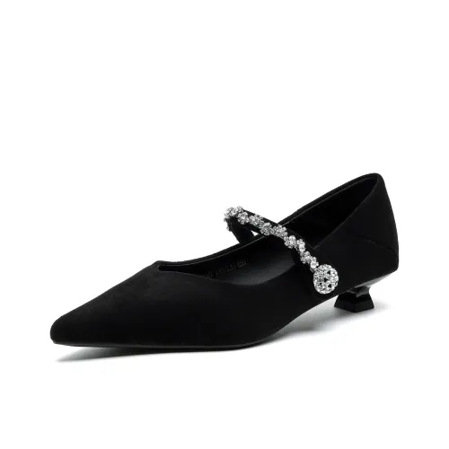 HUANAI Mary Jane обувь Женская Черная