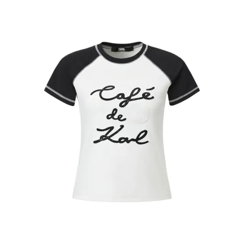 KARL LAGERFELD SS25 Стандартная T-рубашка Женская
