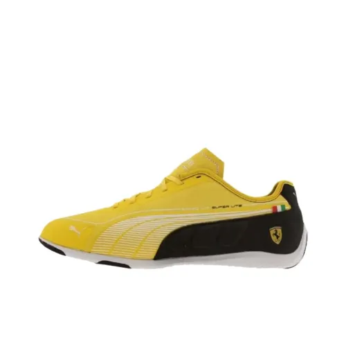 Ferrari X PUMA Speedcat Low Топ Беговые кроссовки Унисекс Желтый