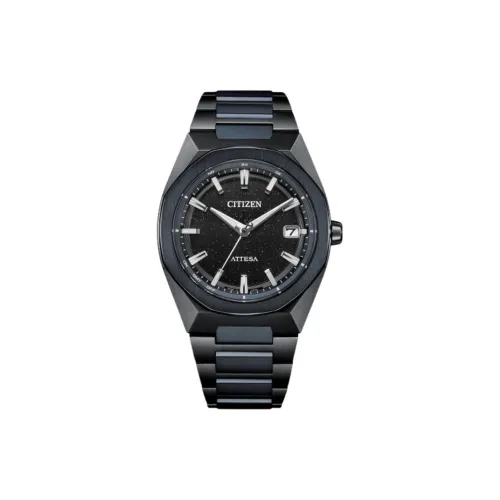 CITIZEN Attesa Series Светильник Кварцевый Механизм Титан Ремешок Часы 39 мм Женские Часы Черный Циферблат