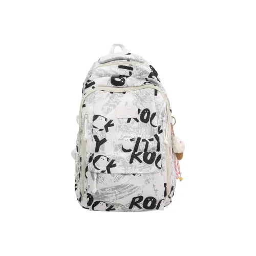 G.DUCKKIDS Нейлон Рюкзак Стандартный Белый Черный Фиолетовый Зеленый Розовый