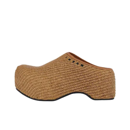 MARNI Домашние тапочки Женские Коричневый