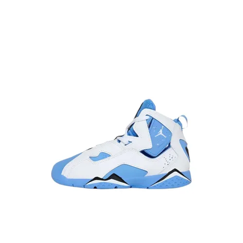 Джордан True Flight Баскетбольные кроссовки Белый Университетский синий Черный Детский