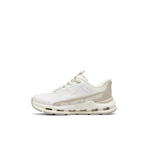 Skechers Kids Противоскользящие Устойчивые к износу Легкие с Амортизацией Низкие Беговые кроссовки Натуральный Детский