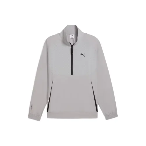 PUMA PUMATECH Серый Мужской Свитшот