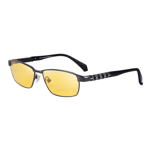 CAPONI Чистый титан TR Памятный пластик Прямоугольные Солнцезащитные очки Унисекс