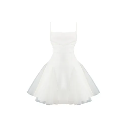 DPLAY Модные белые женские слиплатья