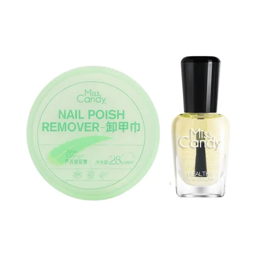 Miss Candy Лосьоны для снятия лака для ногтей с питательным маслом для ногтей Инструменты 48 штук + 7 мл