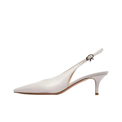 GIANVITO ROSSI Tokio Узкий каблук Высокие каблуки Женские Белые