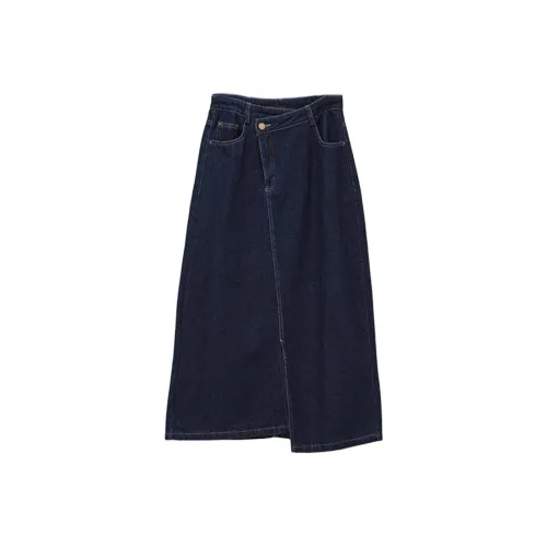 GLEE DIARY Деним Длинный Юбка Женские