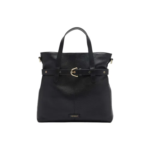 COCCINELLE Abigail Коровья кожа Тоут Сумка через плечо Сумка Большая Женская Черная