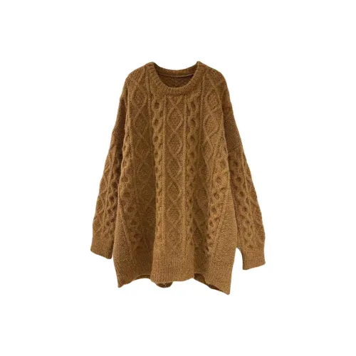 PLUSONEONE+ Коричневые Женские Толстовки