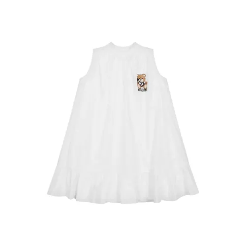 MOSCHINO Платье Тедди A Линия Поплин Платье Дети Возраст 3-7 Лет
