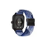 Градиентный синий - нейлоновая ткань, вязаный парашют, ремешок с пряжкой