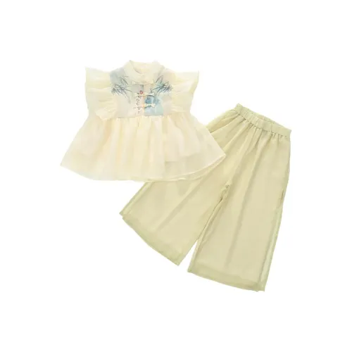 PROTECTCAMEL Бамбук Grace Китайский стиль Одежда Наборы Дошкольные Комплекты с юбкой