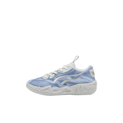 PUMA x LAMELO BALL Низкий Топ Детская Баскетбольная Обувь Синий Детский Возраст 3-7 Лет