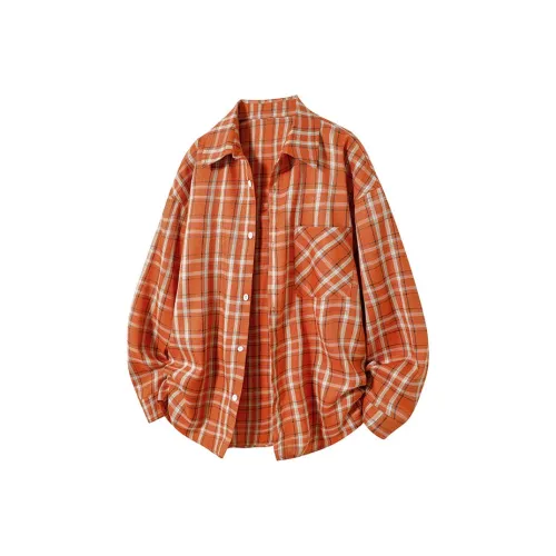 AOPAISHARK Апельсиновые унисекс рубашки