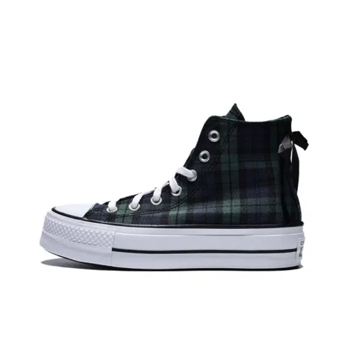 Converse Chuck Taylor SEASONAL кеды высокие черные зеленые женские