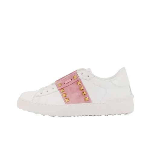 Valentino Garavani Rockstud Low Топ Скейтборд Кроссовки Женские Розовые