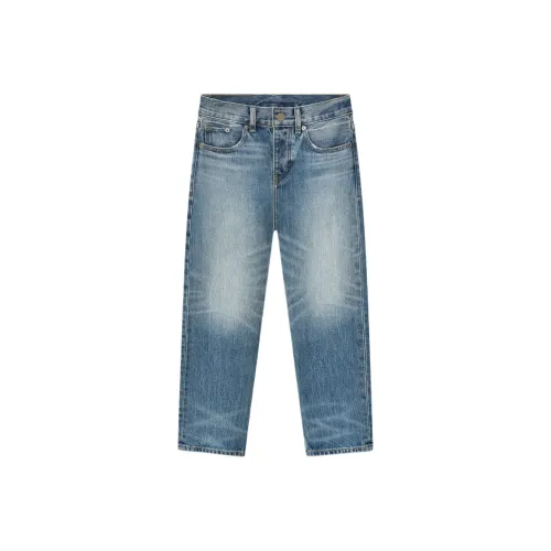 Fear Of God Essentials Джинсовый синий Классический синий Предшкольные джинсы