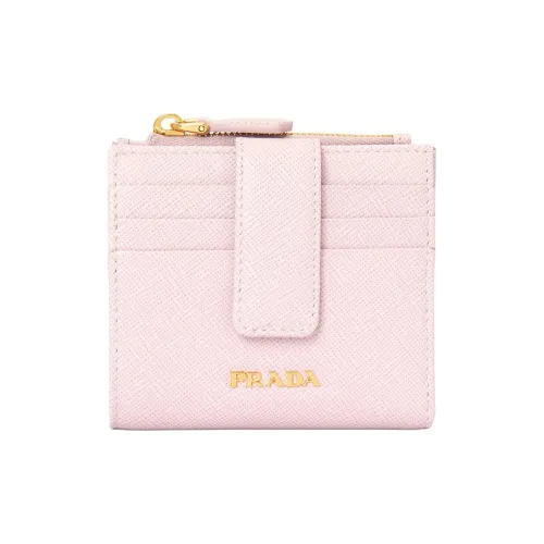 PRADA Saffiano кожа кошелек женский розовый