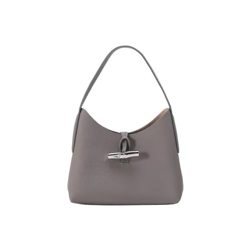 LONGCHAMP Roseau Коровья кожа Сумка Сумка через плечо Мини Женская Стрептопелий Серый